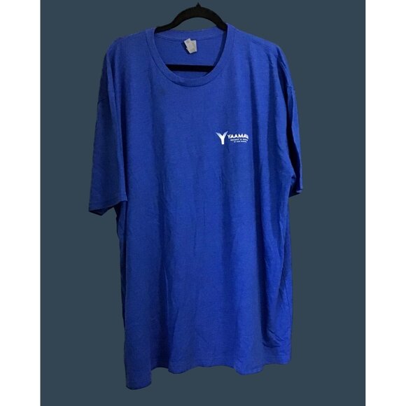 L.A. DODGERS MENS BLUE CREW NECK T-SHIRT SIZE 3XL Team Logo in the back - Picture 2 of 7